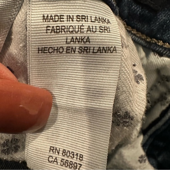 Lucky Brand Jeans Bridgette Skinny Mid Rise Medium Wash Denim Women’s Size 0/25 - Picture 9 of 11